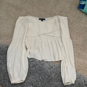 Off white off the shoulder top